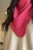 Pia Whipstitch Neckerchief Hot Pink